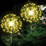 2x1 Luz Solar LED Fuegos Artificiales