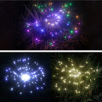 2x1 Luz Solar LED Fuegos Artificiales