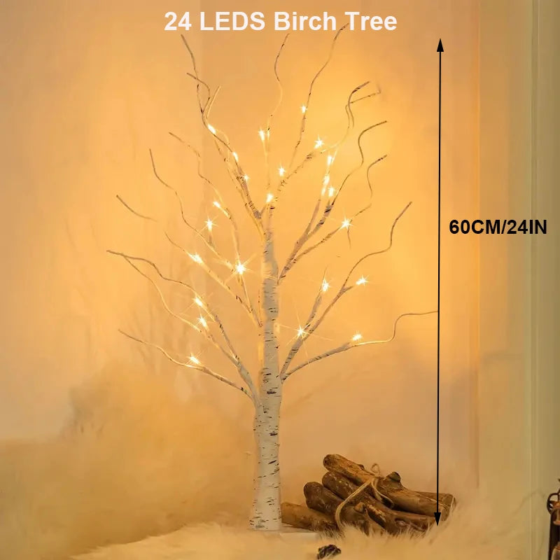 TwinkleTree LED Birch Lamps