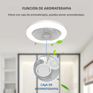 Lampara Led Ventilador Inteligente